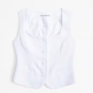 NWOT Abercrombie & Fitch white top